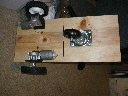 Bottom of Boogie Bot Showing Dennis's cool mounting job!